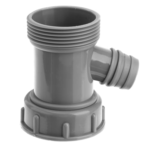 SOPOTUTU 5 Stück Teiliges Küchenwaschbecken Überlauf DREI Wege Abflussrohr aus Verschleißfestem PP Kunststoff mit Dichtendem Anschluss Anti überlauf und Langlebigem Dichtungszubehör für von SOPOTUTU