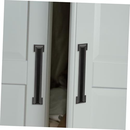 SOPOTUTU 5 Stück Teiliges Moderne Metall Möbelgriffe für Schränke Kleiderschränke Einfache Montage Langlebig Silberfarbene Oberfläche für Küchen und Wohnmöbel SOPOTUTU 5 Stück Teiliges Moderne Metall Möbelgriffe für Schränke Kleiderschränke Einfache Montage Langlebig Silberfarbene Oberfläche für Küchen und Wohnmöbel von SOPOTUTU
