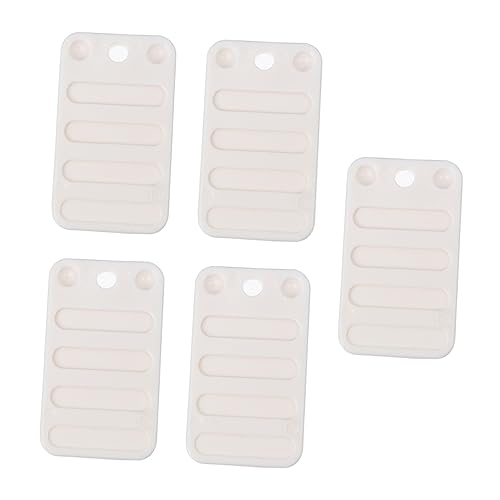SOPOTUTU 5 Stück Teiliges Möbel Nivellierset Weiße Unterlegscheiben zur Anpassung von Tisch und Sofabeinen Einfache Installation Rutschfestes Design für Stabilen Halt Optimiert für Unebene von SOPOTUTU