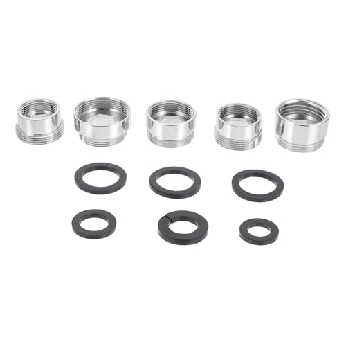 SOPOTUTU 5 Stück Teiliges Schlauchadapter für Wasserhahn Kupfer Belüfter Adapter mit Präzisem Gewinde Rostbeständig und Langlebig Geeignet für Küchenarmatur Wasserfilter und SOPOTUTU 5 Stück Teiliges Schlauchadapter für Wasserhahn Kupfer Belüfter Adapter mit Präzisem Gewinde Rostbeständig und Langlebig Geeignet für Küchenarmatur Wasserfilter und von SOPOTUTU