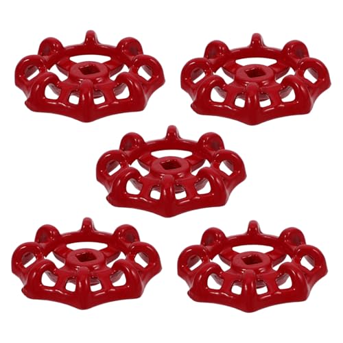 SOPOTUTU 5 Stück Teiliges Ventil handrad aus Langlebigem Rot Einsetzbar als Ersatzgriff für Außenwasserhähne Leicht und Tragbar für Gartentore und Schlauchventile SOPOTUTU 5 Stück Teiliges Ventil handrad aus Langlebigem Rot Einsetzbar als Ersatzgriff für Außenwasserhähne Leicht und Tragbar für Gartentore und Schlauchventile von SOPOTUTU