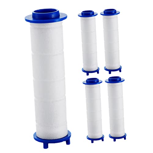 SOPOTUTU 5stücke Teiliges Duschfilter Professionelle Abnehmbare Wasserfilter Für Dusche Hochwertige Filtration Für Zuhause Entfernt Verunreinigungen Und Schwermetalle Installieren von SOPOTUTU