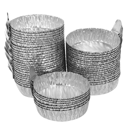 SOPOTUTU 50 Stück Aluminium wägeschalen Leichtes Aluminiumfolie Waagebehälter mit Hoher Temperaturbeständigkeit für Labor Lebensmittel und Pharma Robust und Verformungsresistent SOPOTUTU 50 Stück Aluminium wägeschalen Leichtes Aluminiumfolie Waagebehälter mit Hoher Temperaturbeständigkeit für Labor Lebensmittel und Pharma Robust und Verformungsresistent von SOPOTUTU