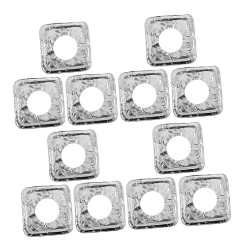 SOPOTUTU 50 Stück Teiliges Gasherd Abdeckplatten aus Dickem Aluminiumfolie Hitzebeständige Schutzmatten für Gaskochfelder Öl Fettauffangende Einfache Reinigung Robuste Einweg Burner Liner SOPOTUTU 50 Stück Teiliges Gasherd Abdeckplatten aus Dickem Aluminiumfolie Hitzebeständige Schutzmatten für Gaskochfelder Öl Fettauffangende Einfache Reinigung Robuste Einweg Burner Liner von SOPOTUTU