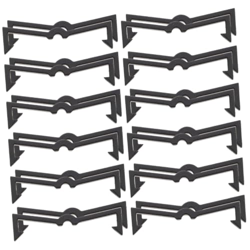 SOPOTUTU 50 Stück Teiliges Pegboard Haken Sicherungsclips aus Robustem Kunststoff Einfache Montage ohne Werkzeug für Lochwände und Schraubendreherhalter Tragbar und Stabil für und Haushalt von SOPOTUTU