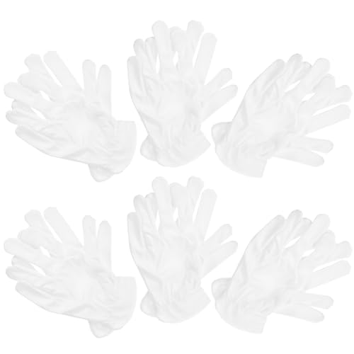 SOPOTUTU 6 Paare Wiederverwendbare Mikrofaser Handschuhe Antistatische Arbeitshandschuhe für Schmuckinspektion Kunsthandhabung und Empfindliche Gegenstände Rutschfest und Pflegeleicht SOPOTUTU 6 Paare Wiederverwendbare Mikrofaser Handschuhe Antistatische Arbeitshandschuhe für Schmuckinspektion Kunsthandhabung und Empfindliche Gegenstände Rutschfest und Pflegeleicht von SOPOTUTU