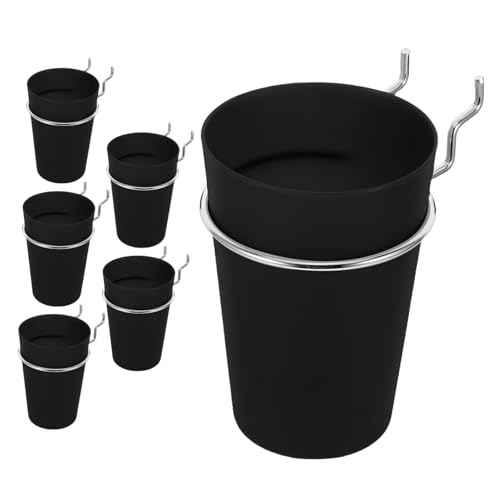 SOPOTUTU 6 Stück Pegboard Aufbewahrungsbecher aus Langlebigem Kunststoff mit Haken Vielseitiger Organizer für Werkzeuge Stifte und Zubehör für Werkstatt Büro und Supermarktdisplay SOPOTUTU 6 Stück Pegboard Aufbewahrungsbecher aus Langlebigem Kunststoff mit Haken Vielseitiger Organizer für Werkzeuge Stifte und Zubehör für Werkstatt Büro und Supermarktdisplay von SOPOTUTU