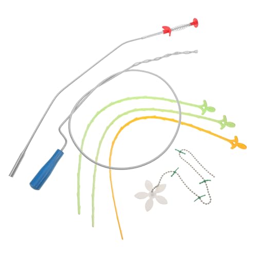 SOPOTUTU 6 Stück Teiliges Abflussreiniger Haken aus Flexiblem Langlebigem Material für Küchen und Badezimmerabflüsse Lange Reinigungsschlaufen Effektives Entfernen von Haaren und SOPOTUTU 6 Stück Teiliges Abflussreiniger Haken aus Flexiblem Langlebigem Material für Küchen und Badezimmerabflüsse Lange Reinigungsschlaufen Effektives Entfernen von Haaren und von SOPOTUTU