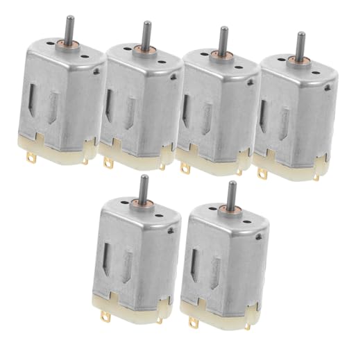 SOPOTUTU 6 Stück Teiliges Dc motor set für Kleiner Elektrischer Motor für Kinderautos und Bastelprojekte Vielseitig Einsetzbar für Schulprojekte und Kreative Fahrzeugmodelle SOPOTUTU 6 Stück Teiliges Dc motor set für Kleiner Elektrischer Motor für Kinderautos und Bastelprojekte Vielseitig Einsetzbar für Schulprojekte und Kreative Fahrzeugmodelle von SOPOTUTU