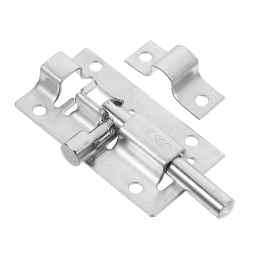 SOPOTUTU 6 Stück Teiliges Edelstahl Schieberiegel Bolzenriegel Türverschluss Rostfrei Langlebig Vielseitig für Türen Fenster und Schränke von SOPOTUTU