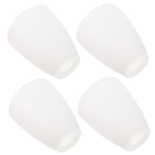 SOPOTUTU 6 Stück Teiliges Kunststoff Lampenschirme Flach Kopf Mittelloch Einfaches Design Langlebig Praktisch für Tischlampe Wandlampe Deckenleuchte Schlafzimmer Wohnzimmer von SOPOTUTU