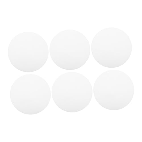 SOPOTUTU 6 Stück Teiliges LED Downlight Diffusor aus Flachem PC Kunststoff Effektive Lichtstreuung Kompatibel mit Einbaustrahlern Einfache Montage Gleichmäßige und Blendfreie Beleuchtung von SOPOTUTU