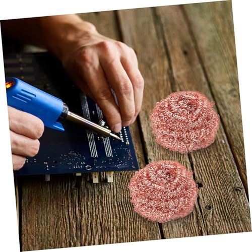 SOPOTUTU 6 Stück Teiliges Lötspitzen reiniger Kupferdraht Reinigungskugel für Lötstation Langlebig Einfach zu Bedienen Effiziente Entfernung von Lötzinnrückständen für Elektronik SOPOTUTU 6 Stück Teiliges Lötspitzen reiniger Kupferdraht Reinigungskugel für Lötstation Langlebig Einfach zu Bedienen Effiziente Entfernung von Lötzinnrückständen für Elektronik von SOPOTUTU