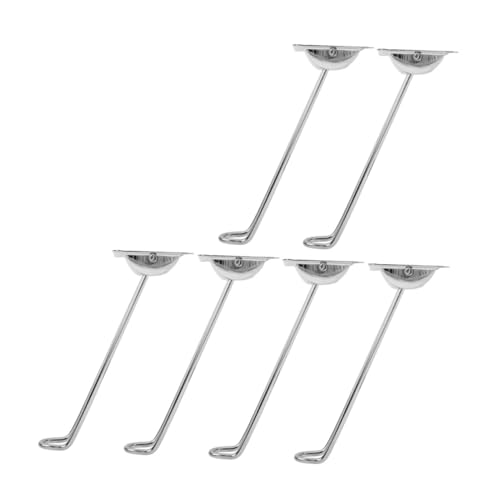 SOPOTUTU 6 Stück Teiliges Metall Tischbeine Verschleißfest Einfache Montage Stabile Haarnadel Tischbeine für DIY Möbel Ersatz für Schreibtisch Couchtisch Geeignet für Haushalt und Büro von SOPOTUTU