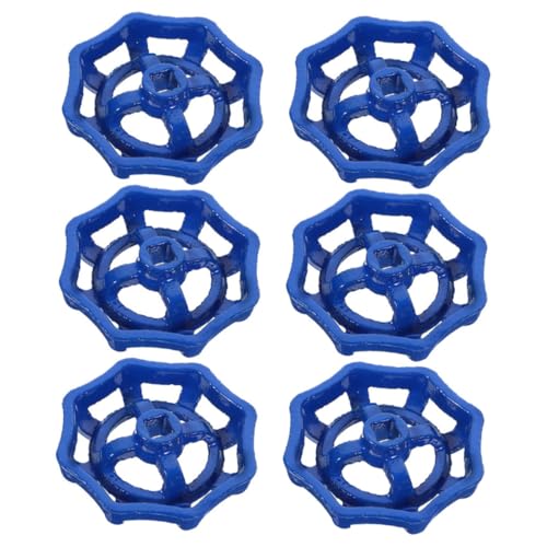 SOPOTUTU 6 Stück Teiliges Metall Ventil Handrad für Wasserhähne Robustes Außenspülventil Griff Langlebig und Einfach zu Bedienen Ersatz für Absperrventile in Haus Industrie und von SOPOTUTU