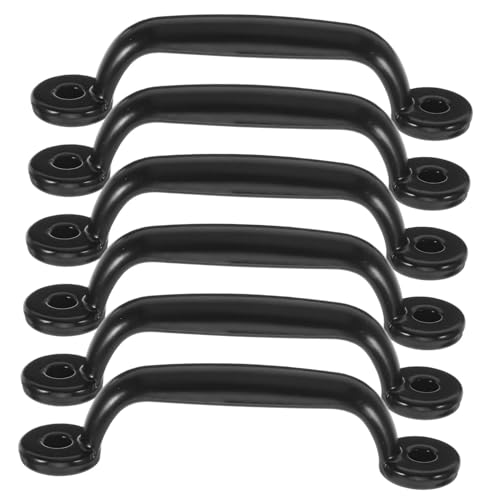 SOPOTUTU 6 Stück Teiliges Schwarze Möbelgriffe Retro Vintage Stil Robuste Metallgriffe für Schränke Kommoden Einfache Montage Vielseitig Einsetzbar für Küche Schlafzimmer Kleiderschränke SOPOTUTU 6 Stück Teiliges Schwarze Möbelgriffe Retro Vintage Stil Robuste Metallgriffe für Schränke Kommoden Einfache Montage Vielseitig Einsetzbar für Küche Schlafzimmer Kleiderschränke von SOPOTUTU