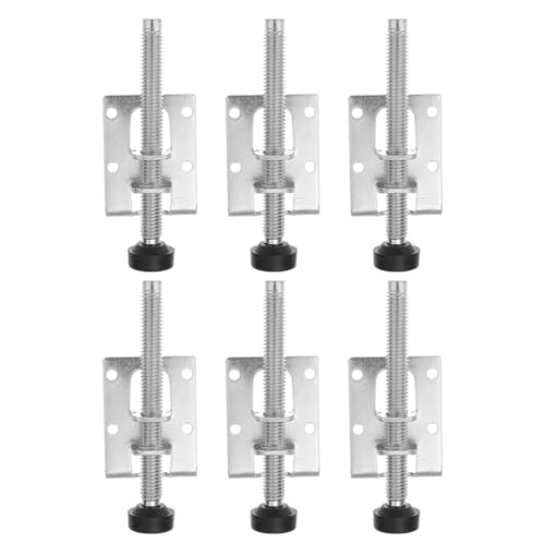 SOPOTUTU 6 Stück Teiliges Verstellbares Möbel nivellierfüße aus Metall Schwere Ausführung Höhenverstellbare Möbelfüße für Schränke Werkbänke Ablagen Tische für Unebene Böden Rutschfest SOPOTUTU 6 Stück Teiliges Verstellbares Möbel nivellierfüße aus Metall Schwere Ausführung Höhenverstellbare Möbelfüße für Schränke Werkbänke Ablagen Tische für Unebene Böden Rutschfest von SOPOTUTU