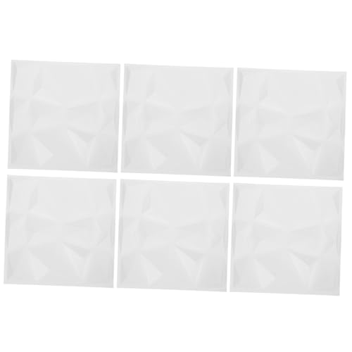SOPOTUTU 6 Stück Teiliges Wandpaneele PVC Selbstklebend Mattweiß Wandverkleidung für Büro Wohnzimmer Dekorative Hintergrundwand Installieren und Langlebig SOPOTUTU 6 Stück Teiliges Wandpaneele PVC Selbstklebend Mattweiß Wandverkleidung für Büro Wohnzimmer Dekorative Hintergrundwand Installieren und Langlebig von SOPOTUTU