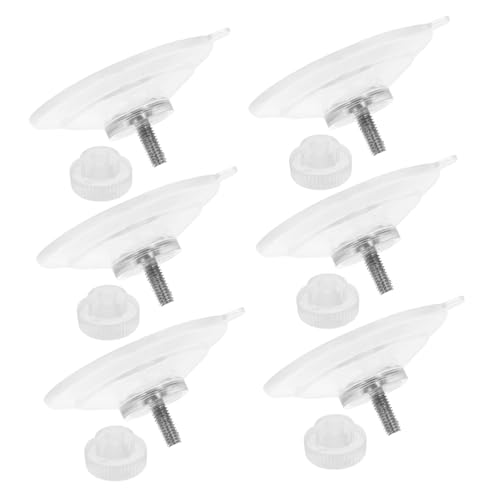 SOPOTUTU 6 Stück Transparente PVC Saugnäpfe mit Schraubmutter Starke Haftkraft Zuverlässige Fixierung für Fenster Bad Küche Auto Vielseitige Halterung ohne Bohren SOPOTUTU 6 Stück Transparente PVC Saugnäpfe mit Schraubmutter Starke Haftkraft Zuverlässige Fixierung für Fenster Bad Küche Auto Vielseitige Halterung ohne Bohren von SOPOTUTU