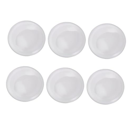 SOPOTUTU 6 Stück Transparente Selbstklebende Türstopper aus Elastischem Silikongel Geräuschdämpfend und Wandfreundlich als Wand und Türgriffschutz für Zimmertüren Kühlschrank Möbel von SOPOTUTU