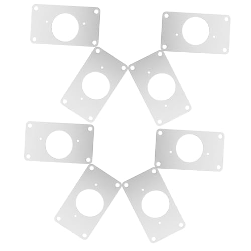 SOPOTUTU 8 Stück Hinge Repair Plates aus Teiliges Reparaturkit für Küchenschränke und Möbel Rostfrei Sicherer Halt Einsetzbar Montagedichtungen von SOPOTUTU