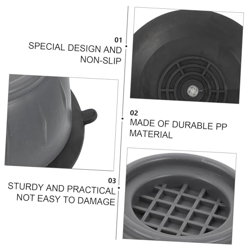 SOPOTUTU 8 Stück Teiliges Antirutsch Möbelpad Stoßdämpfende Waschmaschinen und Kühlschrank Füße rutschfeste Wasserfeste Unterlagen zur Geräusch und Vibrationsreduzierung Erhöhte Fußmatten von SOPOTUTU