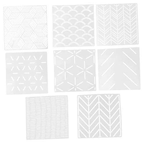SOPOTUTU 8 Stück Teiliges Geometrisches Wand Schablonen Wiederverwendbare Malvorlagen aus Langlebigem Pet Material Vielseitig für DIY Wandmalerei und Moderne Heimdekoration Verschiedene SOPOTUTU 8 Stück Teiliges Geometrisches Wand Schablonen Wiederverwendbare Malvorlagen aus Langlebigem Pet Material Vielseitig für DIY Wandmalerei und Moderne Heimdekoration Verschiedene von SOPOTUTU
