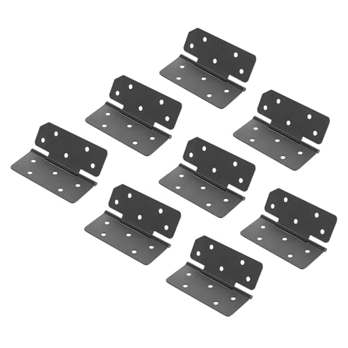 SOPOTUTU 8 Stück Teiliges Mattschwarze Möbel Klappscharnier aus Langlebigem Eisen mit Nylonlager Verschleißfest und Geräuscharm Geeignet für Tisch Stuhl und Kaffeetischbeine Platzsparend SOPOTUTU 8 Stück Teiliges Mattschwarze Möbel Klappscharnier aus Langlebigem Eisen mit Nylonlager Verschleißfest und Geräuscharm Geeignet für Tisch Stuhl und Kaffeetischbeine Platzsparend von SOPOTUTU