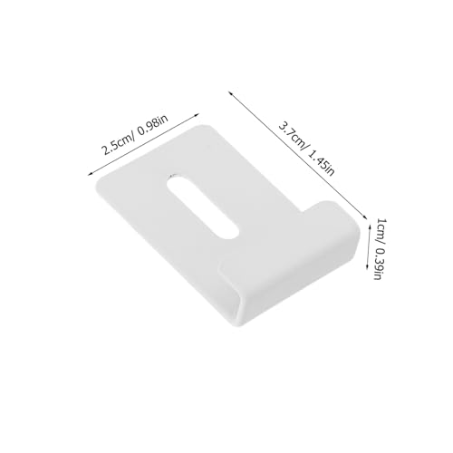 SOPOTUTU 8 Stück Teiliges Metall Spiegelhalter Glasfixierung Eckige Glasklammern für Badezimmer Spiegel Stabile Schützende Halterung für Hotel und Wohnräume von SOPOTUTU