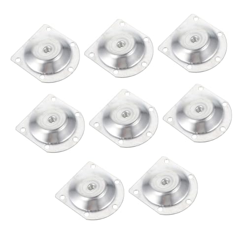 SOPOTUTU 8 Stück Teiliges Möbelbein Montageplatten Abgeschrägt Metallverbindung für Runde Tischbeine Robuste Befestigungsplatten Passend für Sofas Bänke und Sitzmöbel Langlebig und von SOPOTUTU