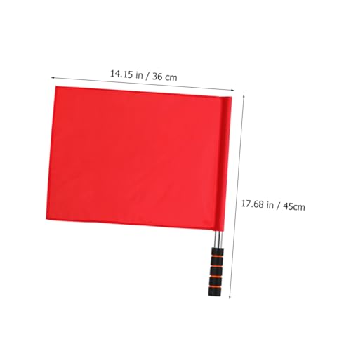 SOPOTUTU 8 Stück Teiliges Rote Hand Signal Flaggen mit Edelstahlstange für Sport und Verkehrssteuerung Vielseitig Einsetzbar bei Fußball Leichtathletik und Verkehrssicherheit SOPOTUTU 8 Stück Teiliges Rote Hand Signal Flaggen mit Edelstahlstange für Sport und Verkehrssteuerung Vielseitig Einsetzbar bei Fußball Leichtathletik und Verkehrssicherheit von SOPOTUTU