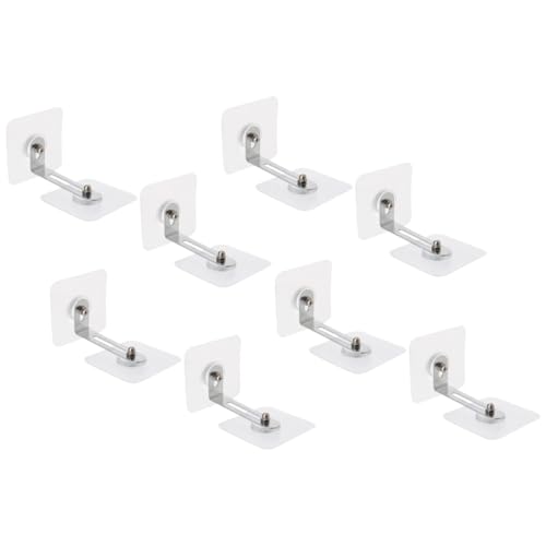 SOPOTUTU 8 Stück Teiliges Selbstklebende Möbelanker zur Kippsicherung Stabile Kipp Halterung für Schränke und Tv Möbel Einfache Montage ohne Bohren Sicherer Möbel Wandanker für Haushalt SOPOTUTU 8 Stück Teiliges Selbstklebende Möbelanker zur Kippsicherung Stabile Kipp Halterung für Schränke und Tv Möbel Einfache Montage ohne Bohren Sicherer Möbel Wandanker für Haushalt von SOPOTUTU