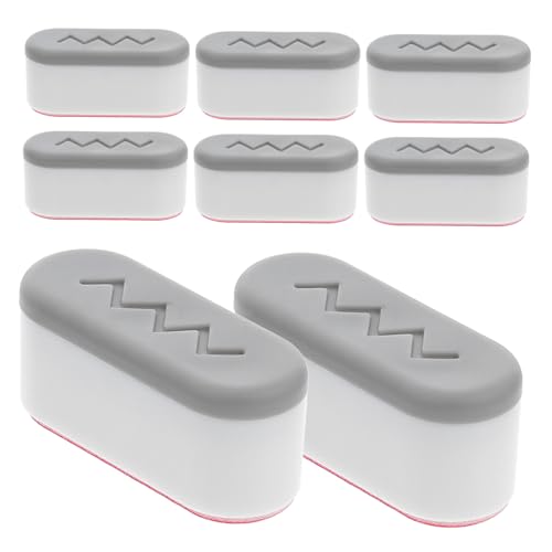SOPOTUTU 8 Stück Teiliges Wc Sitz Dämpfer aus Robustem Gummi Stoßdämpfende Toilettensitz Dämpfer Pads zur Geräuschreduzierung Passend für Toilettendeckel Einfache Montage und Langlebiger von SOPOTUTU