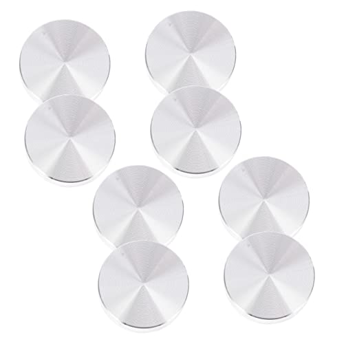 SOPOTUTU 8Stücke Teiliges Aluminium Kreisscheiben für Glastische Rutsch Tischadapter zur Einfachen Installation und Perfekten Anpassung an Möbelstücke von SOPOTUTU