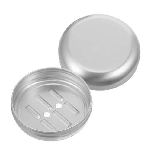 SOPOTUTU Aluminium Seifenschale Rund mit Abflussloch Leichter Tragbarer Seifenhalter für Badezimmer Küche und Reisen Langlebig Einfach zu Reinigen Modernes Design SOPOTUTU Aluminium Seifenschale Rund mit Abflussloch Leichter Tragbarer Seifenhalter für Badezimmer Küche und Reisen Langlebig Einfach zu Reinigen Modernes Design von SOPOTUTU