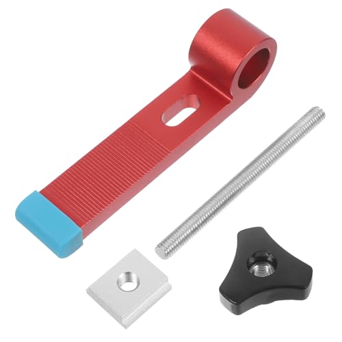SOPOTUTU Aluminium T Nut Führungsschiene Stopper für Holzarbeiten Eloxiert Ergonomisch mit Schraubknopf Kompatibel mit Standard T Schienen Langlebig Leicht und Tragbar für Gehrungssägen SOPOTUTU Aluminium T Nut Führungsschiene Stopper für Holzarbeiten Eloxiert Ergonomisch mit Schraubknopf Kompatibel mit Standard T Schienen Langlebig Leicht und Tragbar für Gehrungssägen von SOPOTUTU