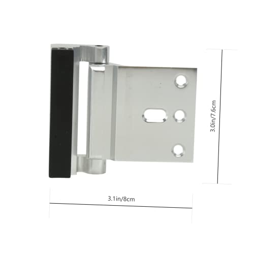 SOPOTUTU Aluminiumlegierung Türscharnier Türverriegelung Robust Korrosionsbeständig Geräuscharm Türbeschlag für Möbel Haustüren von SOPOTUTU