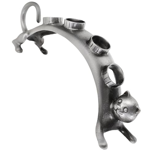 SOPOTUTU Antiker Flaschenverschluss Halter aus Zinklegierung Stabiler Weinflaschenhalter und Ausgießer Ständer Vielseitig für Zuhause Bar Restaurant Langlebiges Metall Design in Antik von SOPOTUTU