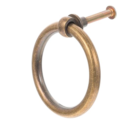 SOPOTUTU Antiker Messing Ringgriff für Möbel Robuste und Langlebige Schubladengriffe für Küchenschränke Kommoden und von SOPOTUTU