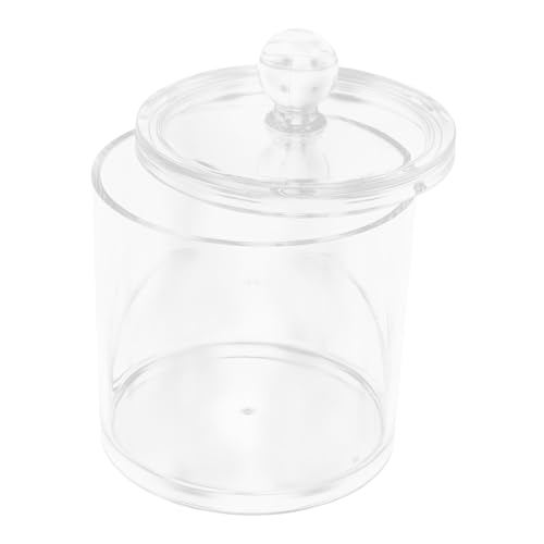 SOPOTUTU Aufbewahrungsbox mit Deckel für Wattestäbchen und Wattepads Großer Runder Kosmetik Organizer Multifunktionaler Badezimmer Jar zur Ordentlichen Aufbewahrung Kleiner Hygieneartikel SOPOTUTU Aufbewahrungsbox mit Deckel für Wattestäbchen und Wattepads Großer Runder Kosmetik Organizer Multifunktionaler Badezimmer Jar zur Ordentlichen Aufbewahrung Kleiner Hygieneartikel von SOPOTUTU