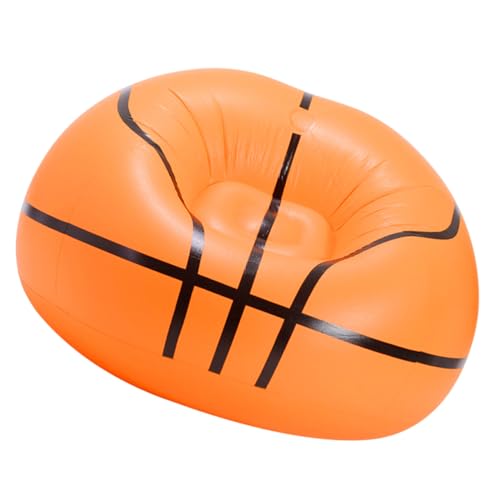 SOPOTUTU Aufblasbares Faltbares Lazy Couch Luftsofa aus Langlebigem PVC Leichtes Tragbares Sitzmöbel für Outdoor Reisen Strand und Festival Kreatives Design im Basketball Stil Einteilig SOPOTUTU Aufblasbares Faltbares Lazy Couch Luftsofa aus Langlebigem PVC Leichtes Tragbares Sitzmöbel für Outdoor Reisen Strand und Festival Kreatives Design im Basketball Stil Einteilig von SOPOTUTU
