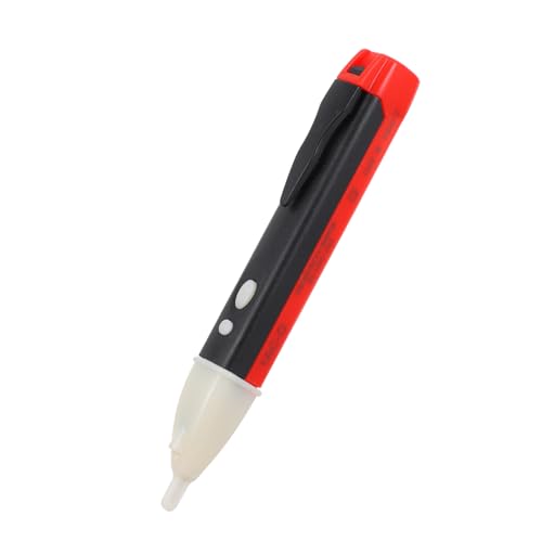 SOPOTUTU Berührungsloser Spannungsprüfer Stift mit Licht und Tonalarm Robuster Elektriker Tester Pen Multifunktional Tragbar mit Clip Sicherer Stromprüfer für Haushalts und Elektroarbeiten von SOPOTUTU