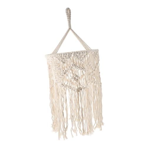 SOPOTUTU Boho Lampenschirm Baumwollseil Gewebt Bohemian Deckenlampenschirm Leichter Wandschirm Für Wohnzimmer Schlafzimmer Dekoration SOPOTUTU Boho Lampenschirm Baumwollseil Gewebt Bohemian Deckenlampenschirm Leichter Wandschirm Für Wohnzimmer Schlafzimmer Dekoration von SOPOTUTU