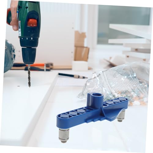 SOPOTUTU Bohrlehre Dübelbohrer Präzise Gerade Lochführung Holzhandwerk Werkzeug Schnelle Positionierung Stabile Konstruktion für DIY Möbelbau von SOPOTUTU