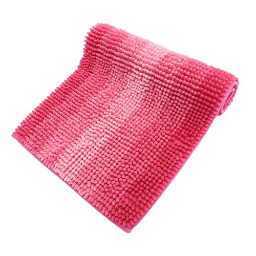 SOPOTUTU Chenille Badematte rutschfest Saugfähig Badezimmerteppich Weicher Badvorleger mit Anti rutsch Boden für Badezimmer Küche und Eingangsbereich Rosa SOPOTUTU Chenille Badematte rutschfest Saugfähig Badezimmerteppich Weicher Badvorleger mit Anti rutsch Boden für Badezimmer Küche und Eingangsbereich Rosa von SOPOTUTU