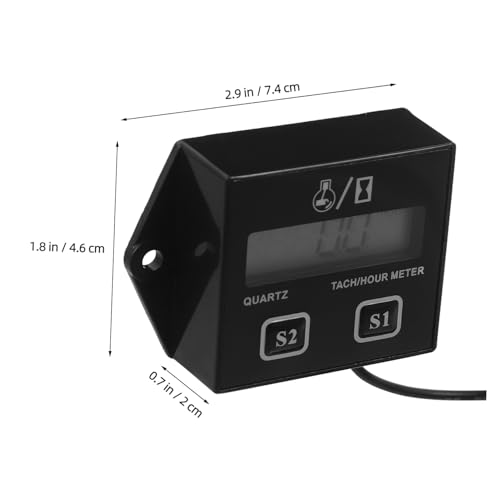 SOPOTUTU Digitaler Tachometer für Kettensäge und Rasenmäher Präziser Motor drehzahlmesser mit Einfacher Installation Langlebiger Elektronischer Stundenzähler für Motorrad Auto und SOPOTUTU Digitaler Tachometer für Kettensäge und Rasenmäher Präziser Motor drehzahlmesser mit Einfacher Installation Langlebiger Elektronischer Stundenzähler für Motorrad Auto und von SOPOTUTU