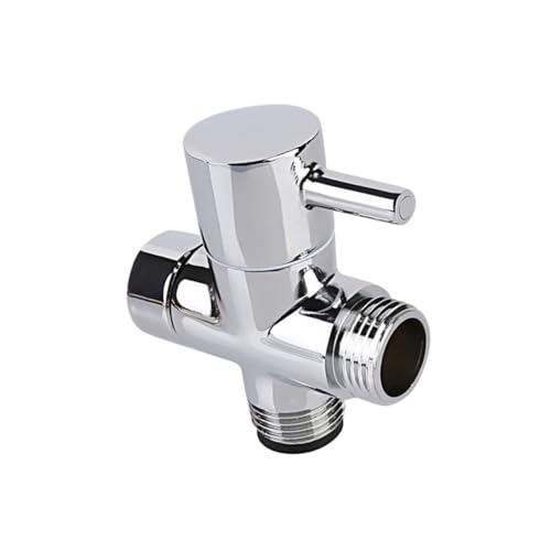 SOPOTUTU Drei Duschventil aus Dickem Kupfer Verchromt Robust und Explosionssicher Installieren als Badezimmer Winkeladapter für Wassersparfunktion Silberfarben SOPOTUTU Drei Duschventil aus Dickem Kupfer Verchromt Robust und Explosionssicher Installieren als Badezimmer Winkeladapter für Wassersparfunktion Silberfarben von SOPOTUTU