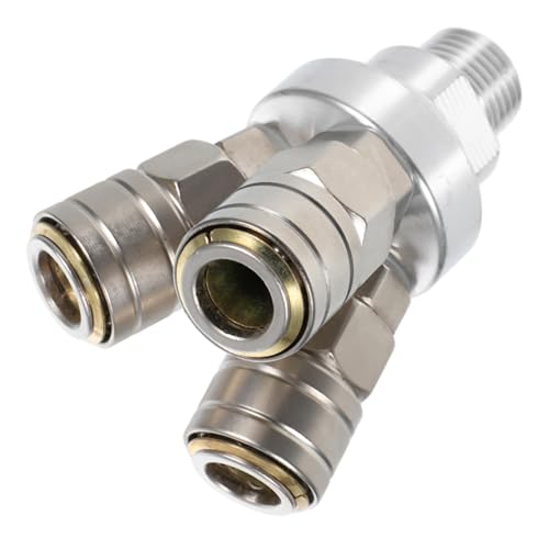 SOPOTUTU Druckluftverteiler Fach Selbstsichernde Schnellkupplung Pneumatik Schlauchverbinder Kompressor Zubehör Luftschlauch Verteiler Schnellanschluss SOPOTUTU Druckluftverteiler Fach Selbstsichernde Schnellkupplung Pneumatik Schlauchverbinder Kompressor Zubehör Luftschlauch Verteiler Schnellanschluss von SOPOTUTU