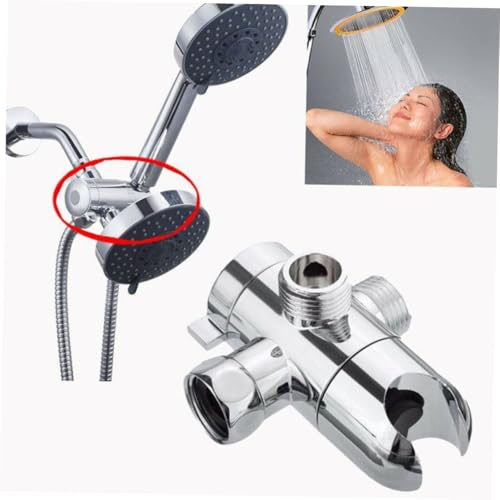 SOPOTUTU Duschventil Dreiwege Umschaltventil aus Edelstahl und Kunststoff Langlebiger Duschwasser Verteiler für Badezimmer Einfache Installation Rostfrei Silberfarbener Runder SOPOTUTU Duschventil Dreiwege Umschaltventil aus Edelstahl und Kunststoff Langlebiger Duschwasser Verteiler für Badezimmer Einfache Installation Rostfrei Silberfarbener Runder von SOPOTUTU
