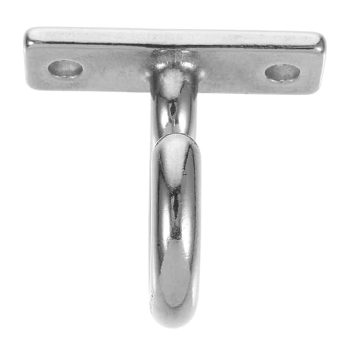 SOPOTUTU Edelstahl Deckenhaken mit Ösenplatte Schwerlast Wandhaken für Kleidung Lampen Ventilatoren Vielseitiger Robuster Haken für Innen Außenbereich Hohe Tragkraft Rostfrei Langlebig von SOPOTUTU